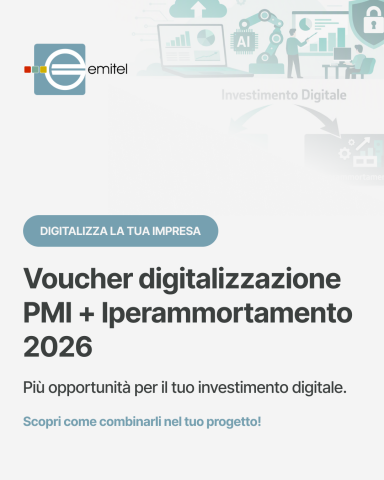 Voucher digitalizzazione e iperammortamento