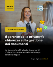 Documenti d’identità negli hotel: cosa cambia per il GDPR