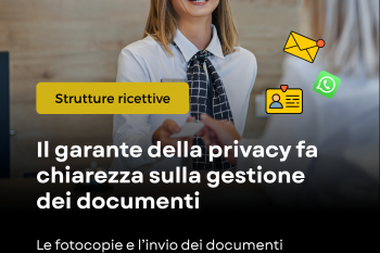 Documenti d’identità negli hotel: cosa cambia per il GDPR